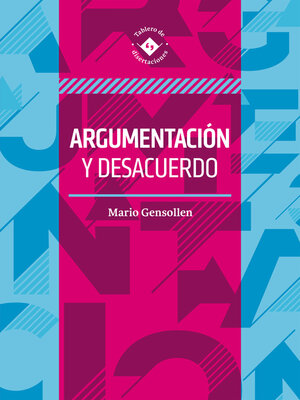 cover image of Argumentación y desacuerdo